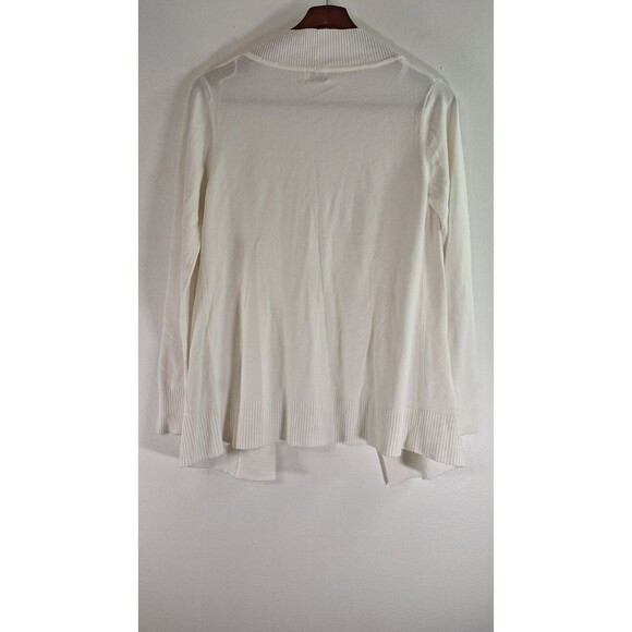CIELO Lightweight Open L/S Cardigan Women Sz Large Office Casual Academia Basic - Picture 2 of 8